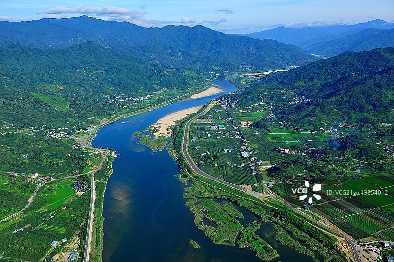 蟾津江，河东，庆南图片素材