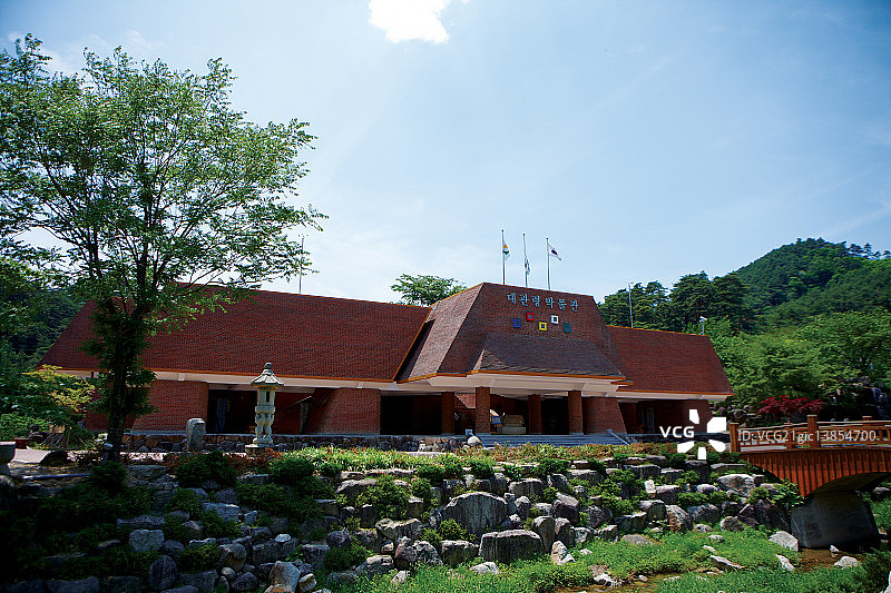 江陵大关岭自然休养林，江原道图片素材