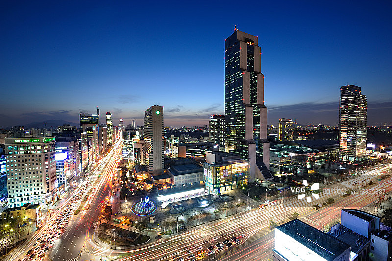 首尔江南区图片素材