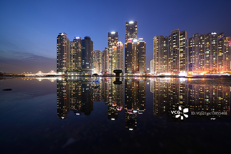 韩国釜山海云台图片素材