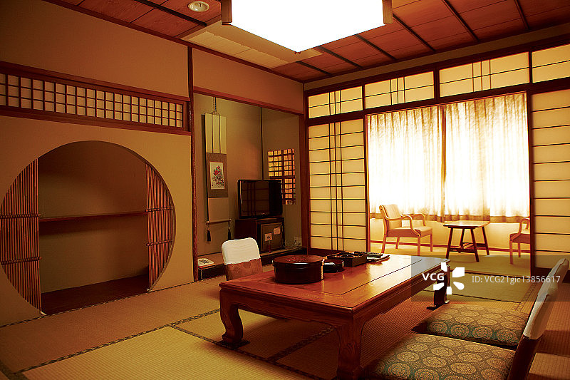 日本鸟取县酒店内景图片素材