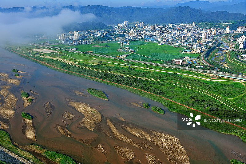 韩国庆尚南道陜川郡黄冈图片素材