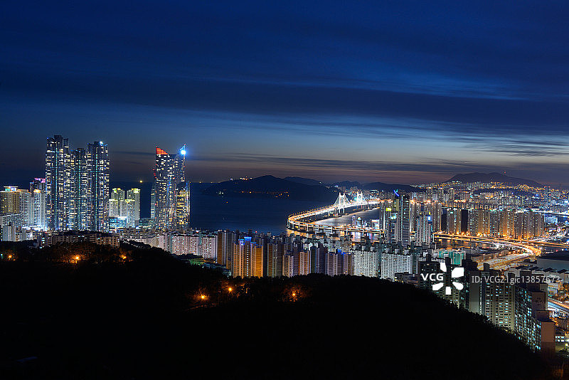 韩国釜山海云台图片素材