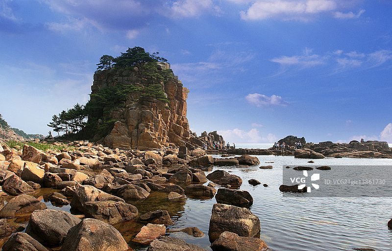 朝鲜金刚山三日浦海金刚图片素材