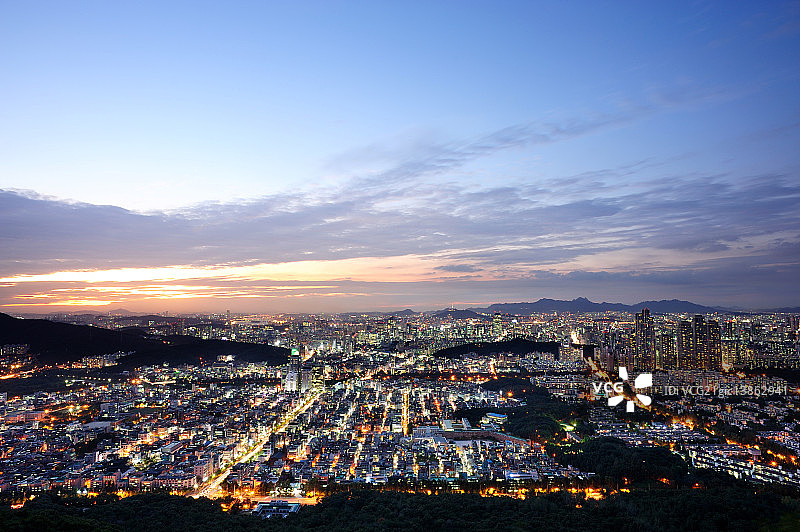 首尔九龙山图片素材