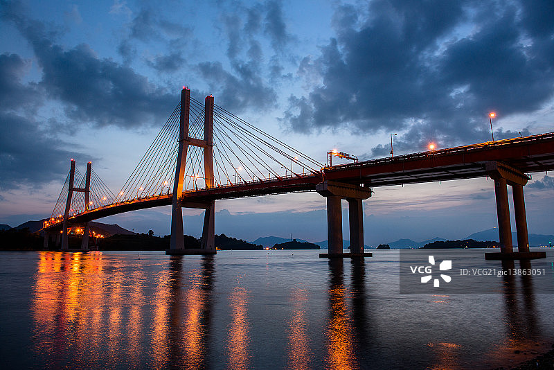 三千浦大桥，泗川，庆尚南道图片素材