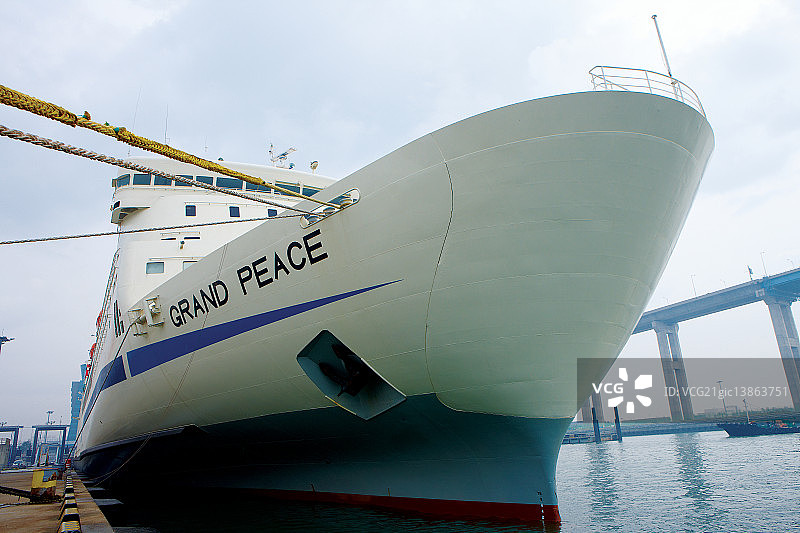 京畿道平泽市的渡轮图片素材