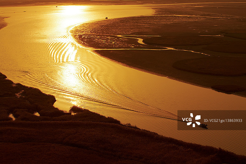 顺天湾，顺天市，全罗南道图片素材