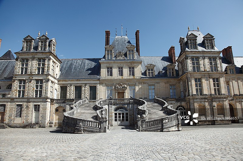 法国枫丹白露城堡图片素材