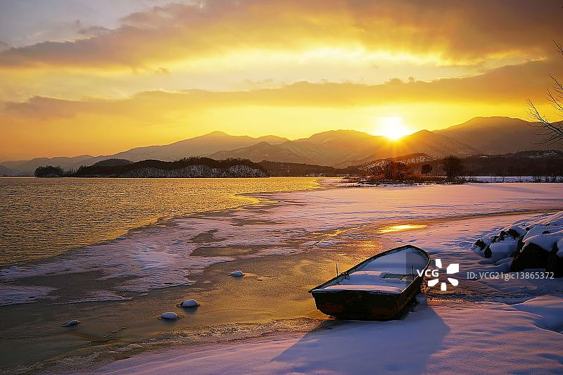 Dumulmeori日落，杨平图片素材