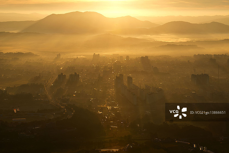 忠清南道洪城郡的自然风光图片素材