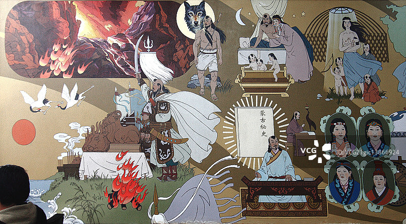 成吉思汗陵图片素材