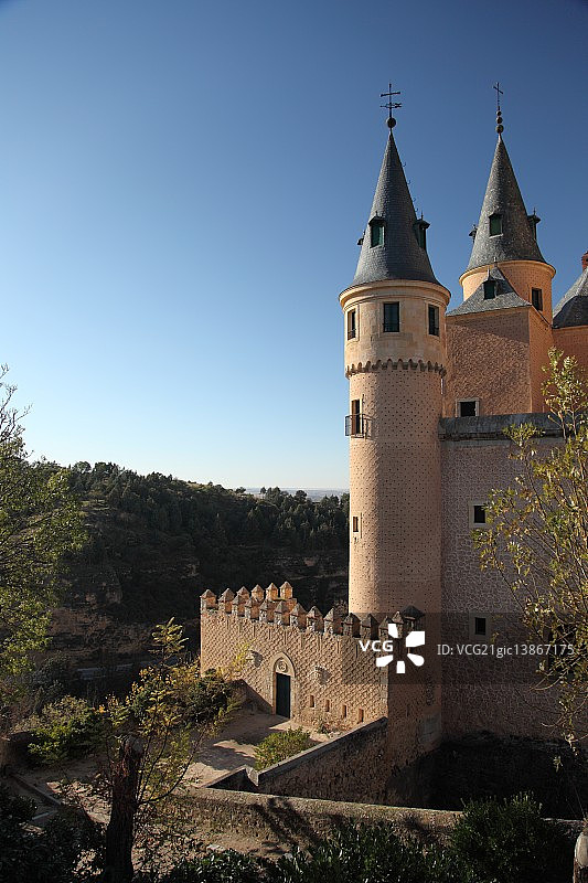 西班牙塞哥维亚城堡图片素材