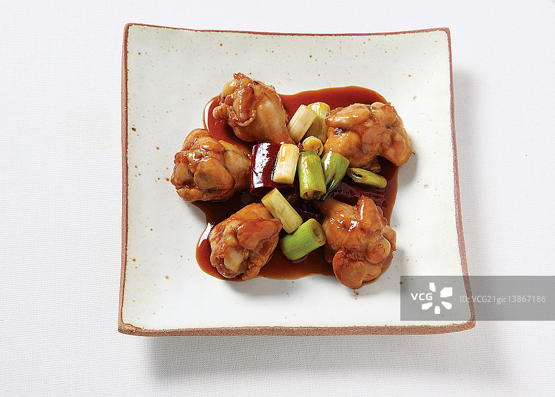照烧鸡肉图片素材