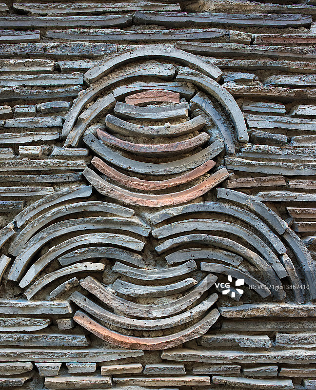 仁寺洞小巷瓦顶围墙图片素材