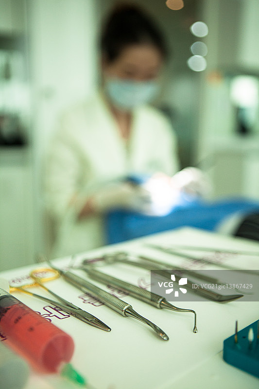 牙科诊所，首尔永登浦区图片素材
