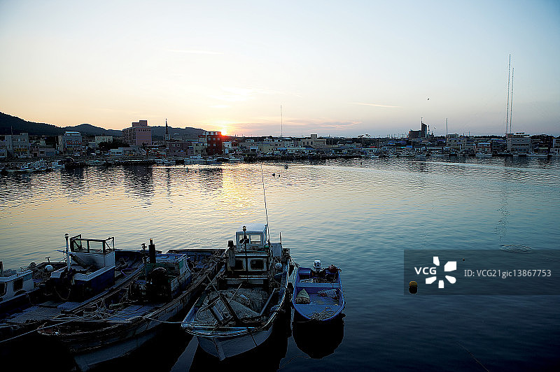 韩国庆尚北道浦项市虎尾岬图片素材