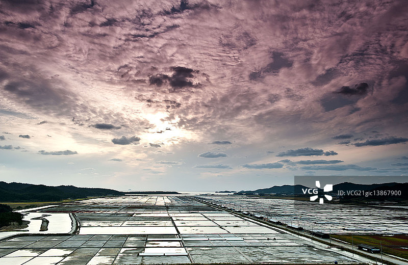 全罗南道新安盐田图片素材