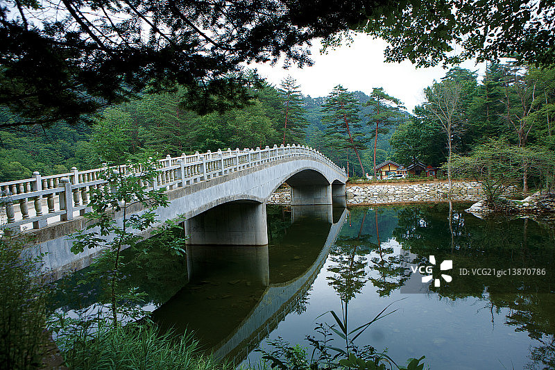五台山国立公园，平昌，江原道图片素材