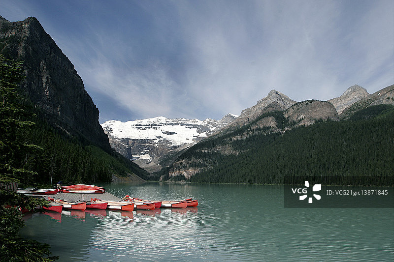 路易斯湖，班夫，加拿大图片素材