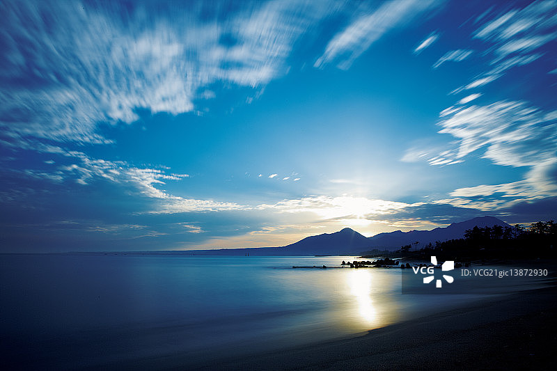 日本鸟取县海景图片素材