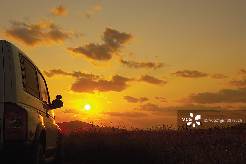 京畿道华城日落图片素材