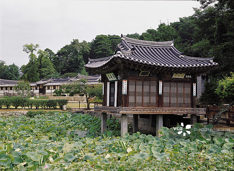 韩国韩屋图片素材