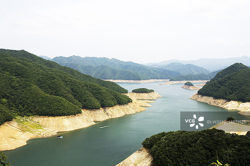 昭阳湖，春川市，江原道图片素材