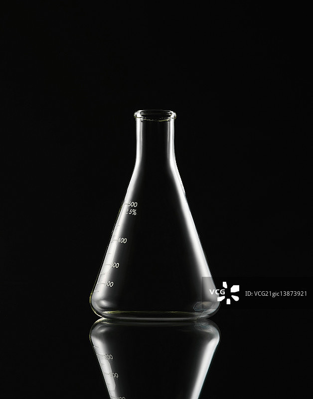 实验玻璃器皿，锥形瓶图片素材