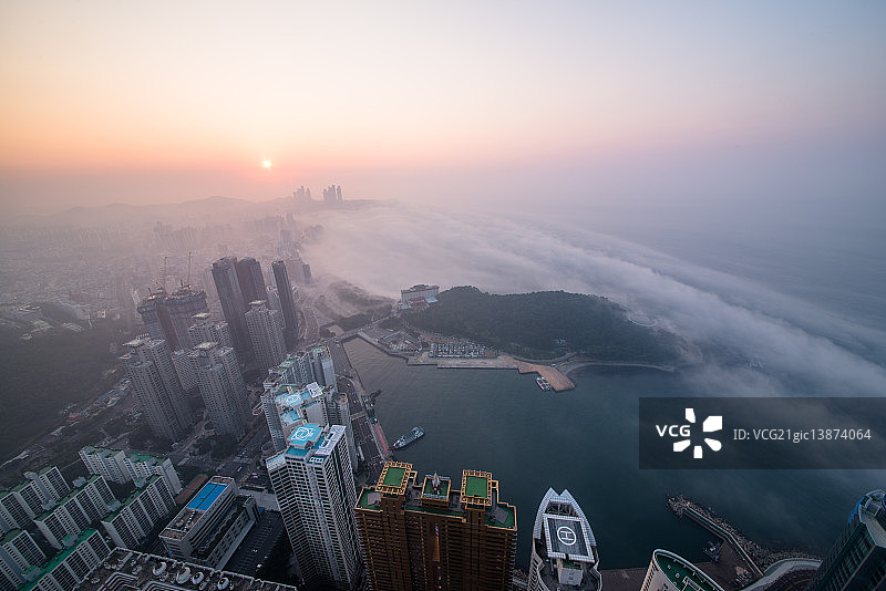 韩国釜山海云台图片素材