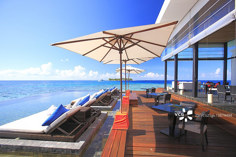 马尔代夫度假村图片素材