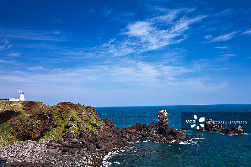 涉地岬，济州岛图片素材