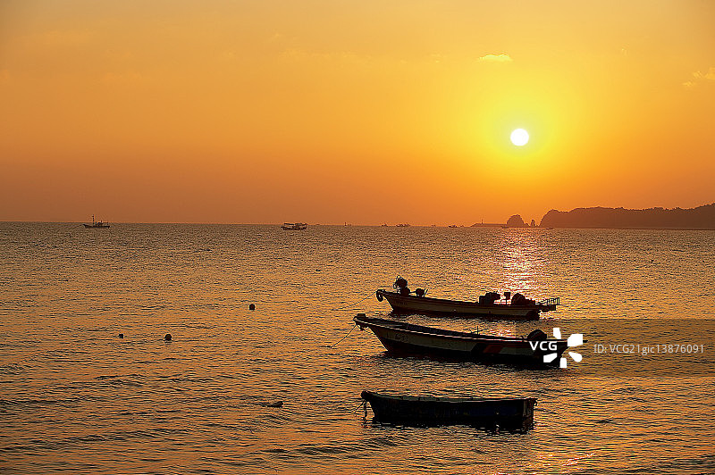 忠清南道唐津市外木村图片素材