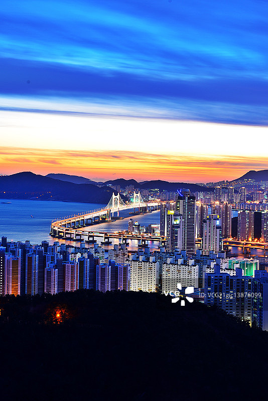 韩国釜山海云台图片素材