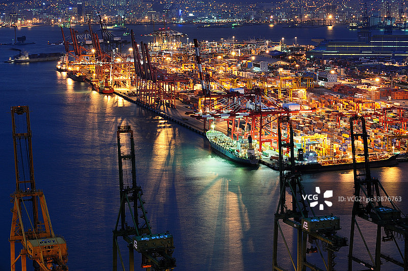 釜山港口图片素材