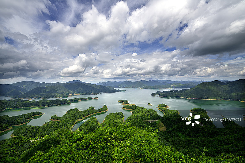 忠州鳄鱼岛，忠清北道图片素材