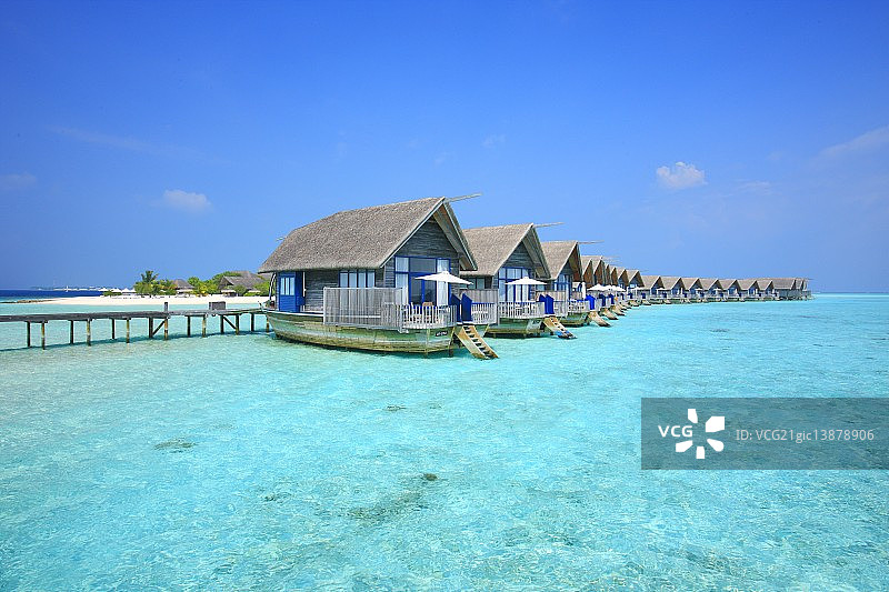 马尔代夫度假村图片素材