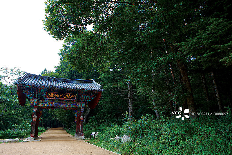 五台山国立公园，平昌，江原道图片素材