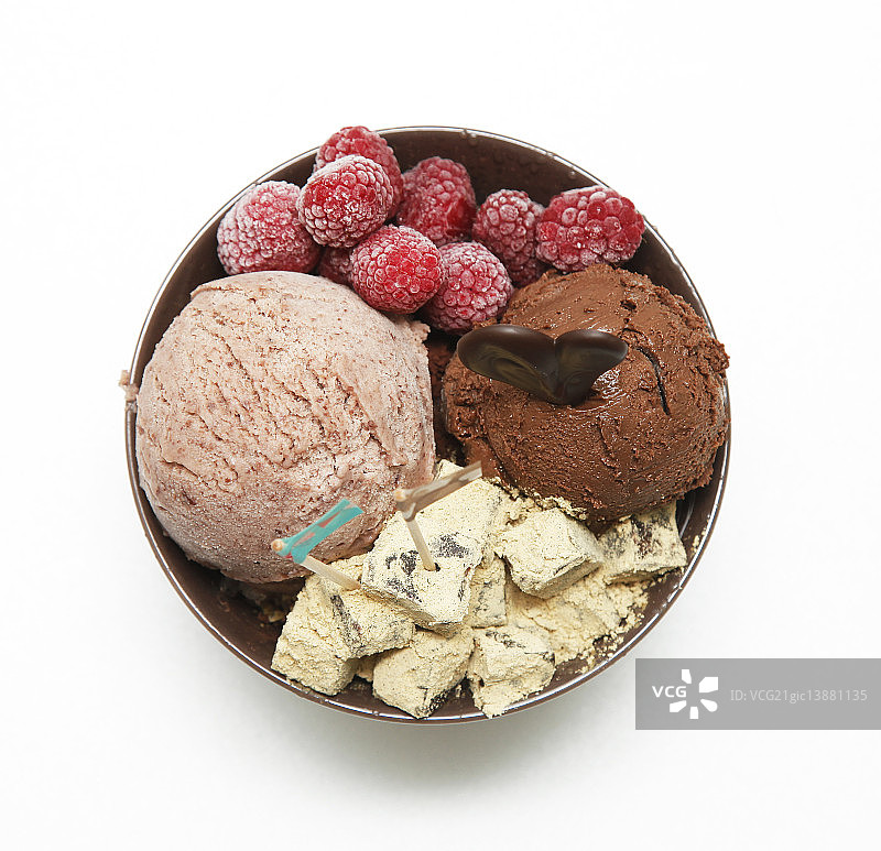 巧克力冰淇淋图片素材