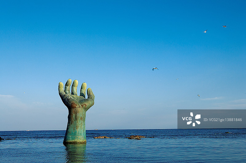 韩国庆尚北道浦项市虎尾岬图片素材