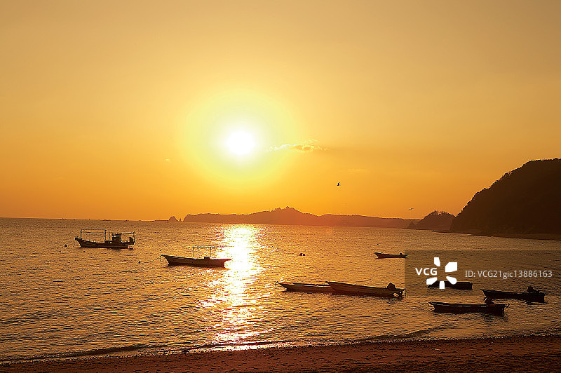 忠清南道唐津市外木村图片素材