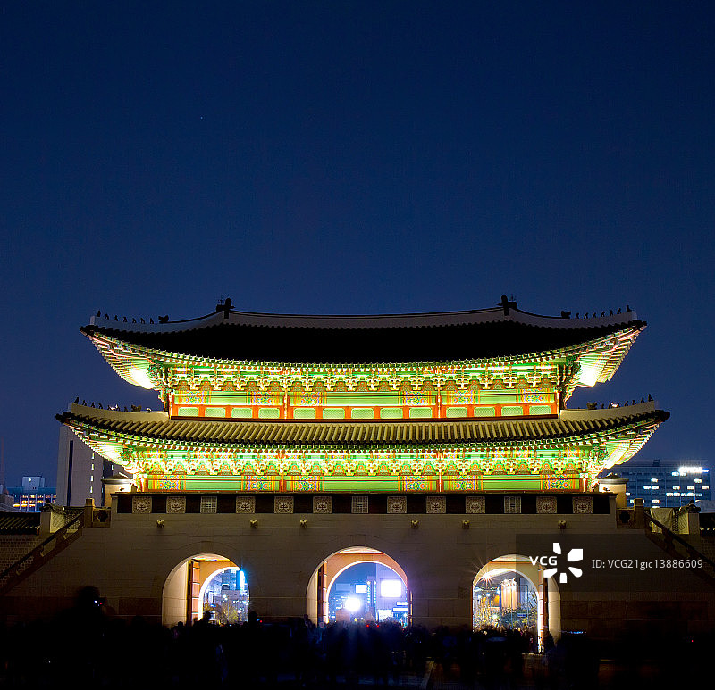 光化门，钟路区，首尔图片素材