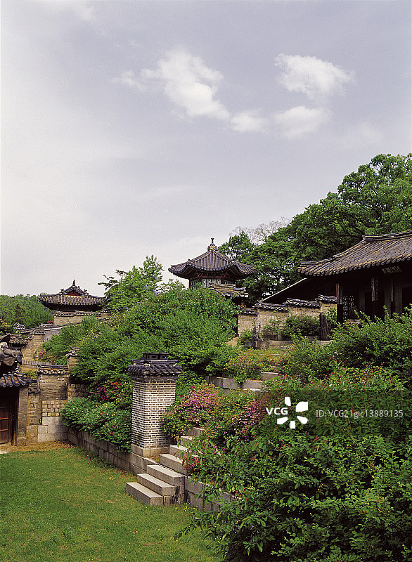 韩国韩屋图片素材