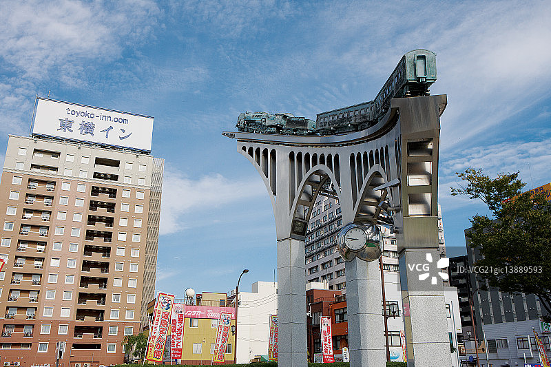 日本鸟取县米子站图片素材