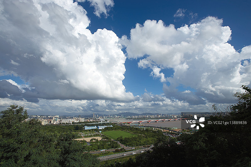 首尔麻浦天空公园图片素材