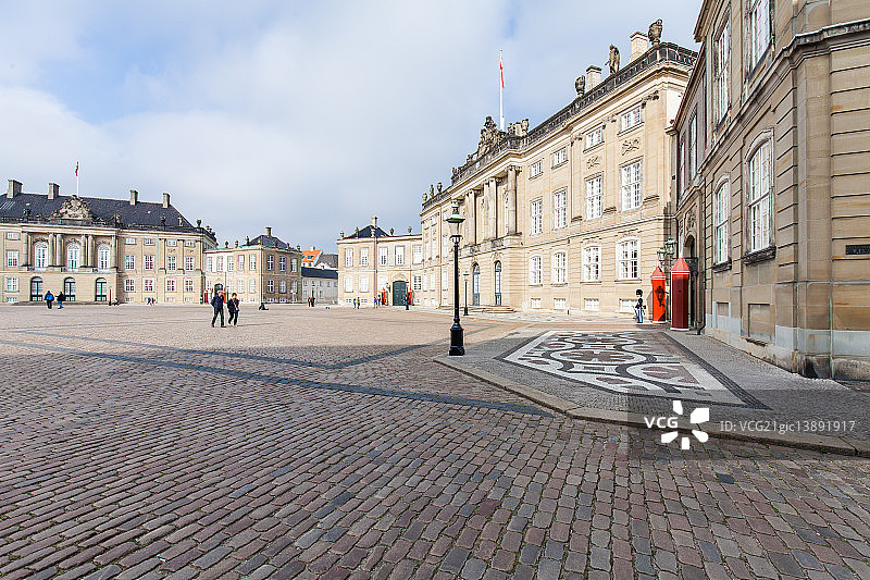 阿美琳堡宫,哥本哈根,丹麦图片素材