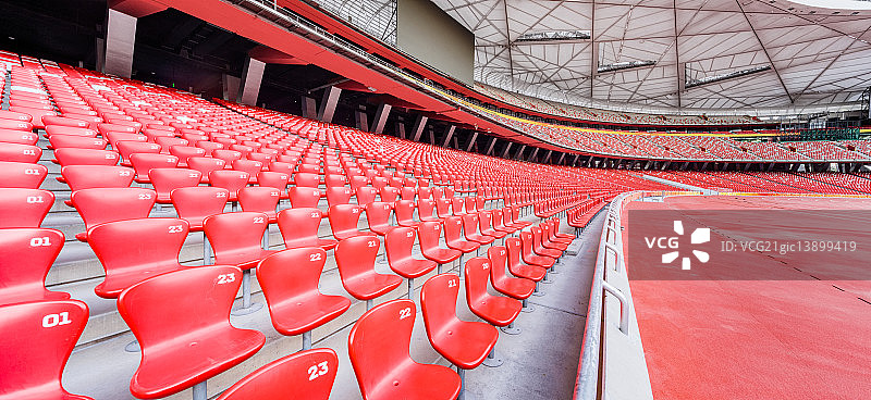 ClsUpofbleacherInsideTheNest图片素材