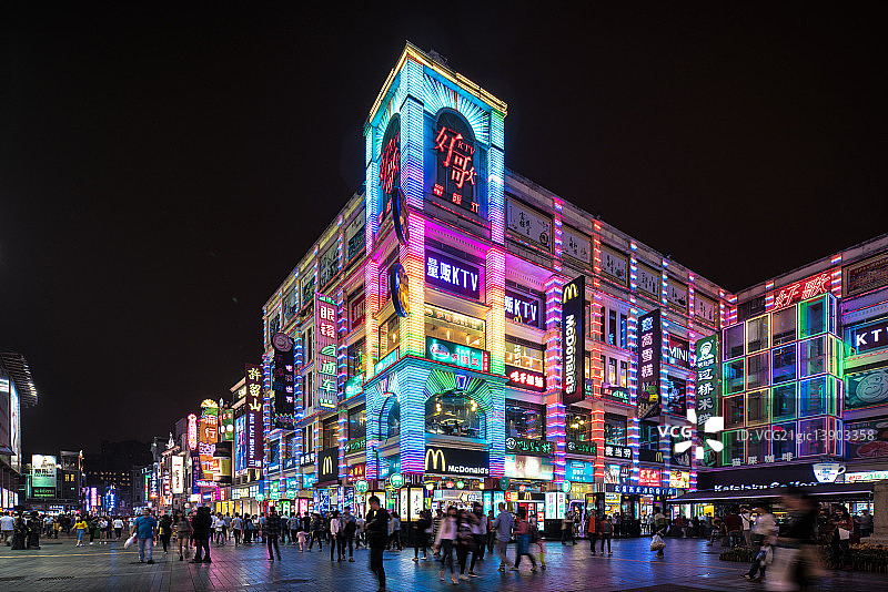 广州上下九步行街图片素材