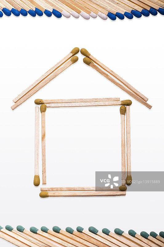 火柴特写图片素材