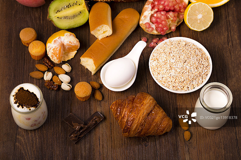 食品静物组合图片素材